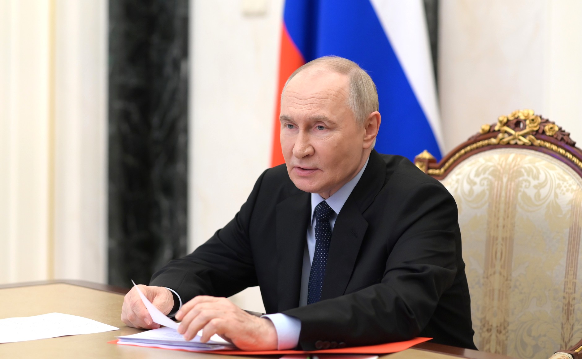 Совещание с постоянными членами Совета Безопасности.